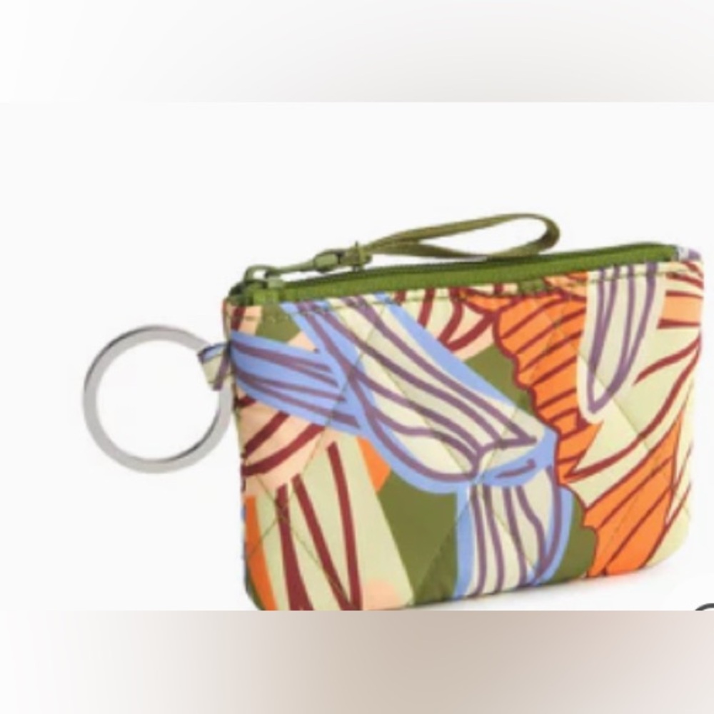 Vera Bradley card holder keychain